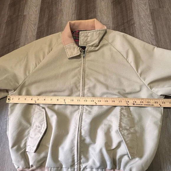 80’s True Vintage American Jac cream bomber jacket - Picture 9 of 9